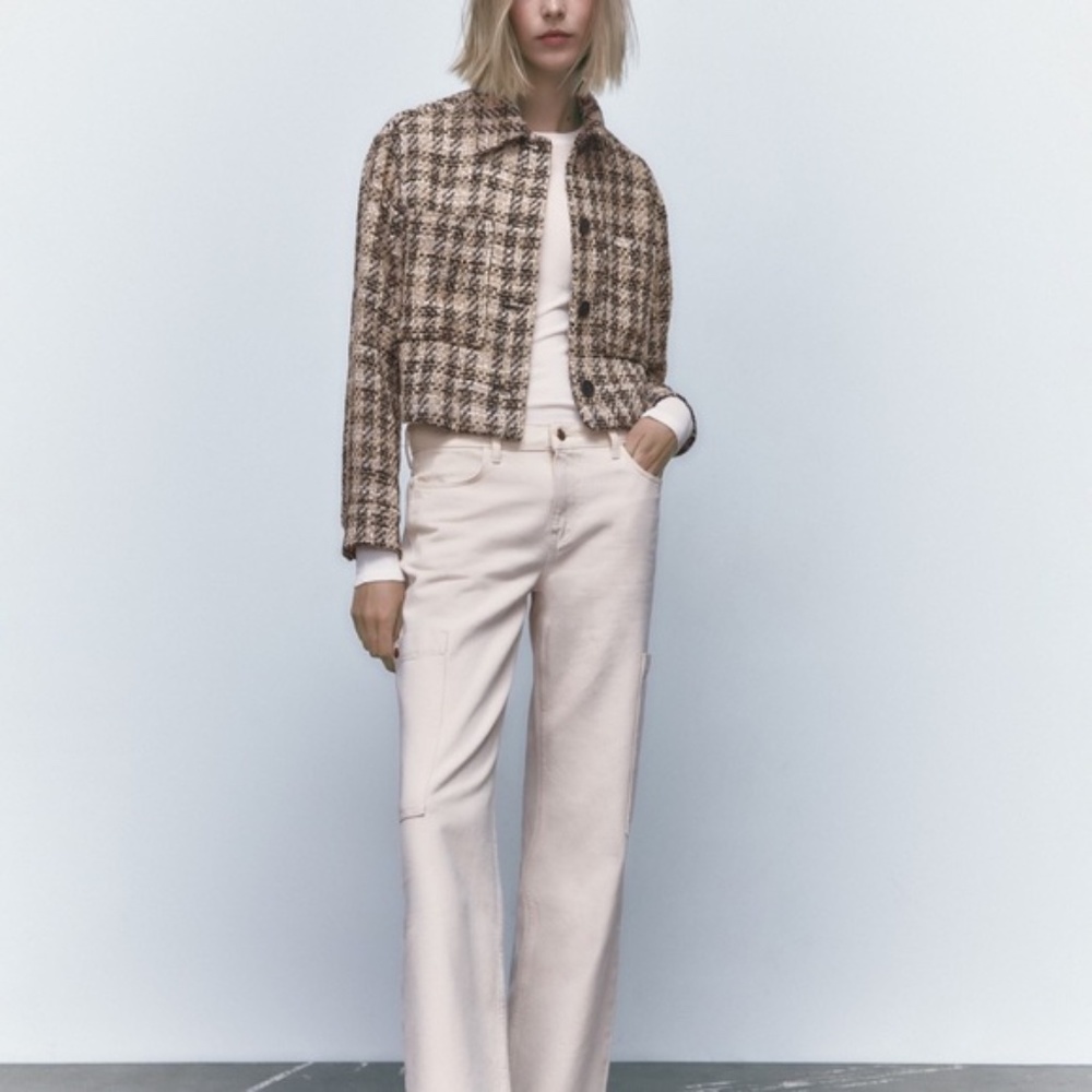 Zara tweed blazer  NWT